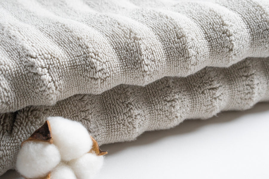 Nutrl Home nutrl home classic bath towel set - antimicrobial 100% supima  cotton (white) premium luxury bath, hand, washcloth towels perfec